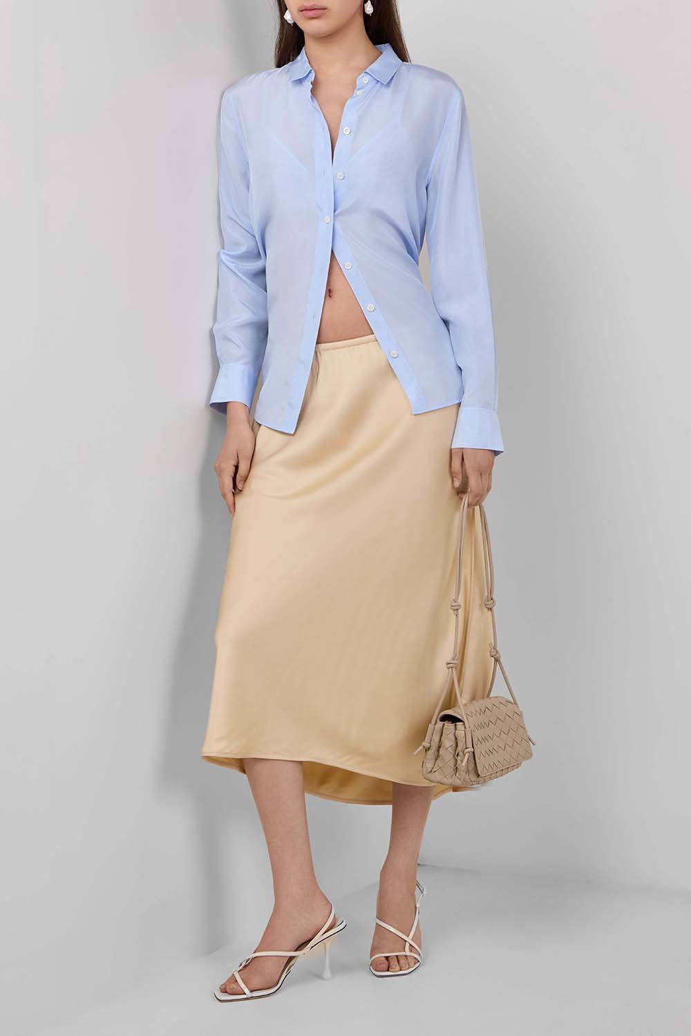 חצאית מידי סאטן